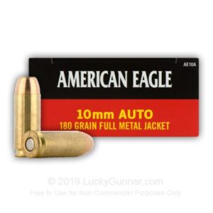 FEDERAL 10MM AUTO 180GR FMJ AMERICAN EAGLE (PER 50)