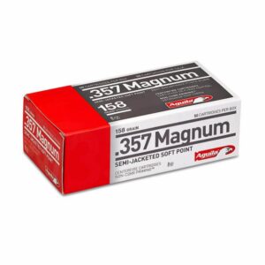 AQUILA .357 MAGNUM 158GR SJSP (50 ROUNDS)