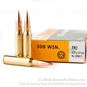 308WIN. 147gr FMJ 250 PACK SELLIER BELLOT