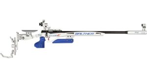 WALTHER KK500 EXPERT PRECISION SMALL BORE RIFLE .22LR Left Hand BLUE GRIP SIZE MEDIUM with MECHANICAL TRIGGER