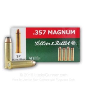 357MAG 158gr SP 50 PACK SELLIER BELLOT