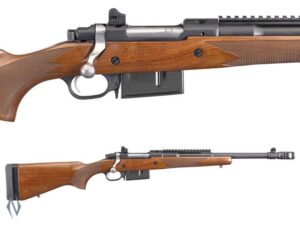 RUGER 77 GUNSITE SCOUT BLUE WALNUT 450 BUSHMASTER 16.5 INCH BRAKE