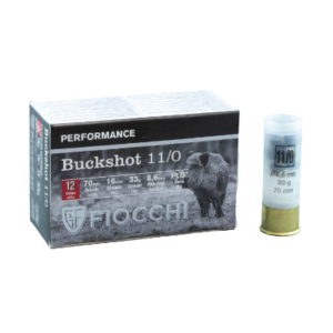 FIOCCHI 12G 00 BUCKSHOT 8 PELLET (10 ROUNDS)