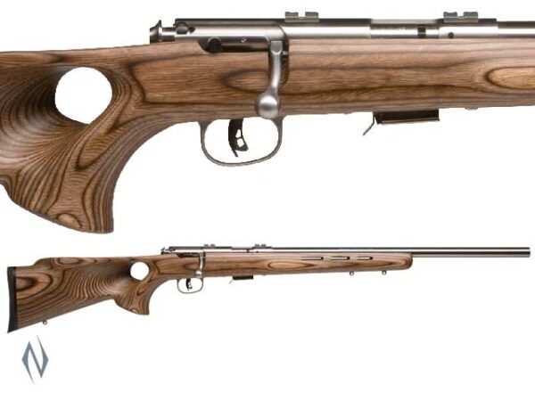 SAVAGE 93 22 WMR BTVS LAM THUMBHOLE VARMINT S/S