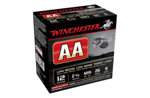 Winchester AA Featherlite 12G 8 shot 2-3/4 Inch 26gm SHOTSHELL (250 PACK)