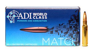 ADI WORLD CLASS 308 WIN 165GR SP GAMEKING (20 ROUNDS)