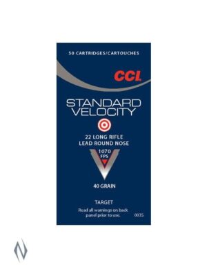 CCI 22LR STANDARD VELOCITY 40GR SOLID 1070FPS (500pcs)