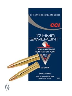 CCI 17HMR 20GR GAME POINT JSP 2375FPS (500 PACK)