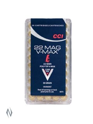 CCI 22WMR V-MAX 30GR 2200FPS 50PK