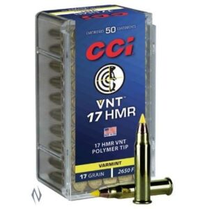 CCI 17HMR VNT 17GR TIPPED 2650FPS (50 rounds)