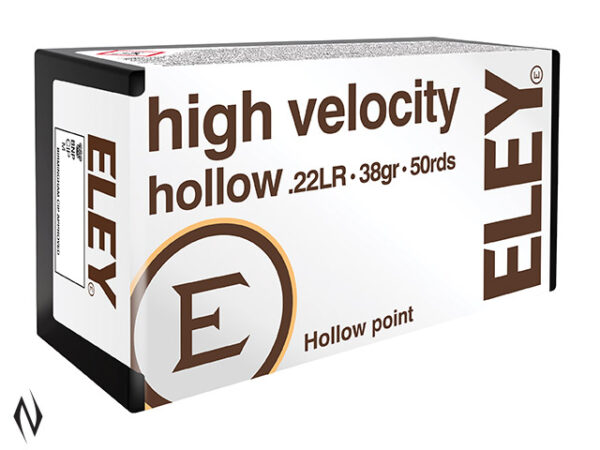 ELEY 22LR HIGH VELOCITY HP 1250FPS (50pcs)