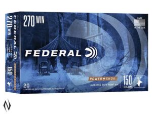 FEDERAL 270 WIN 150GR SP POWER-SHOK – 20 PACK