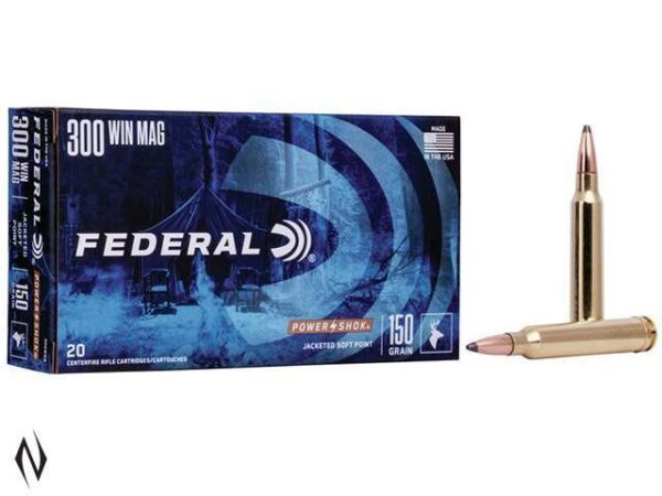 FEDERAL 300 WIN MAG 150GR SP POWER-SHOK – 20 PACK