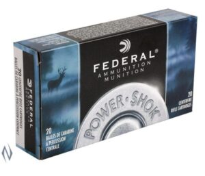 FEDERAL 22-250 REM 55GR SP POWER-SHOK (20pcs)