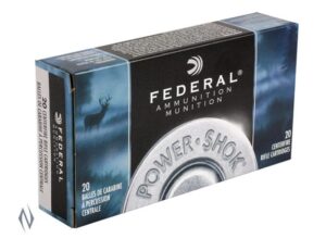 FEDERAL 338 WIN MAG 225GR SP POWER-SHOK (20 PK)