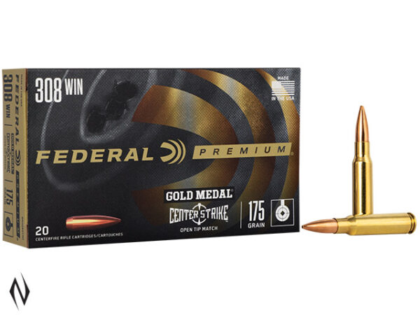 FEDERAL 308 WIN 175GR CENTRESTRIKE (20 PACK)