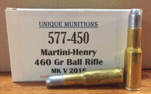 577-450 (5 ROUNDS) 460gr UNIQUE MUNITIONS