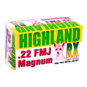 ARMSCOR .22 Magnum RX 40gr High Velocity FMJ (50 PACK)