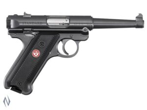 RUGER MKIV 22LR STANDARD BLUED 121MM