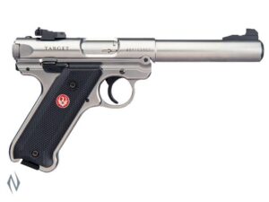 RUGER MKIV 22LR TARGET THREADED STAINLESS 140MM