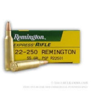 22-250 REMINGTON 55Grs PSP ( 20 ROUNDS )