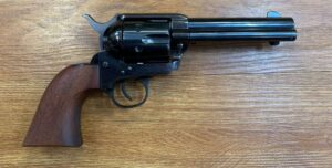 USED (CONSIGNMENT) PIETTA 1873 SINGLE ACTION 22LR REVOLVER 121MM BARREL – BLUED W/ TIMBER GRIPS – NO BOX OR CASE