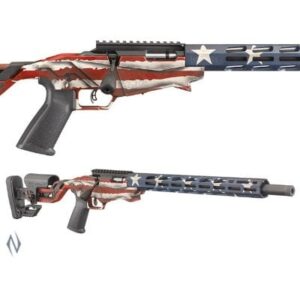 RUGER PRECISION RIMFIRE RIFLE 22LR 18 inch 10 SHOT USA FLAG