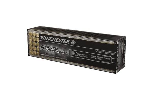 Winchester Super Suppressed 22LR 45gr LRN (100 ROUNDS)