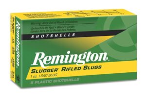 12 GAUGE REMINGTON RIFLED SLUGS (5 ROUNDS)