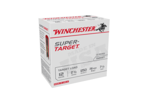 Winchester Super Target 12ga 1250fps 7.5 2-3/4 Inch 28gm SHOTSHELL (25 PACK)