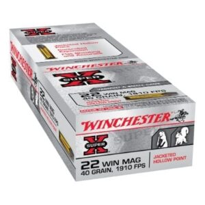 Winchester Super X 22WMR 40gr JHP (500 ROUNDS)