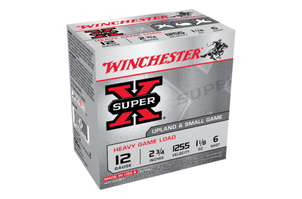 Winchester Super X 12G NUMBER 6 SHOT 2-3/4inch 32gm (25 ROUNDS)