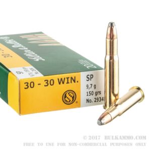 30-30 WIN 150GR SP 20 PACK SELLIER&BELLOT