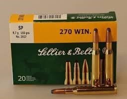 270 WIN 150GR SP 20 PACK SELLIER&BELLOT