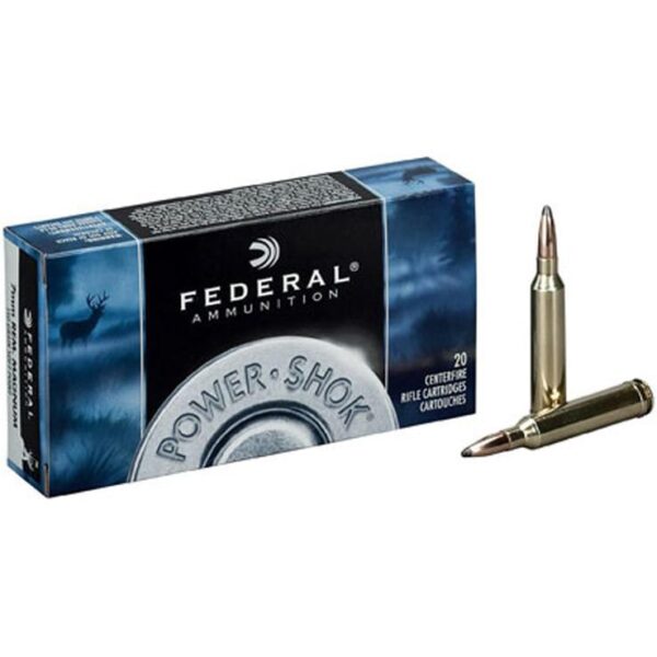 FEDERAL 7MM REM MAG 175GR SP POWER SHOK (20 ROUNDS)