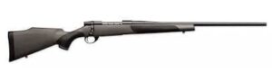 WEATHERBY VANGUARD 223 BLUED SYN 24 INCH BLACK/ GREY SYNTHETIC STOCK SPORTER PROFILE BARREL